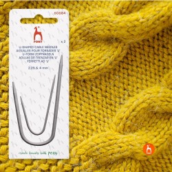 Agujas de trenzar en forma...