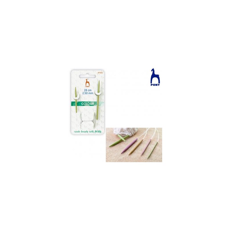 Agujas calcetines metal