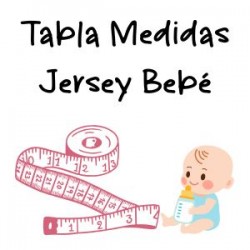 Tabla medidas Jersey Bebé